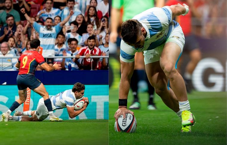 Los Pumas golearon a España en la antesala del Mundial pero sufrieron dos duras bajas. Foto: IG @lospumasuar
