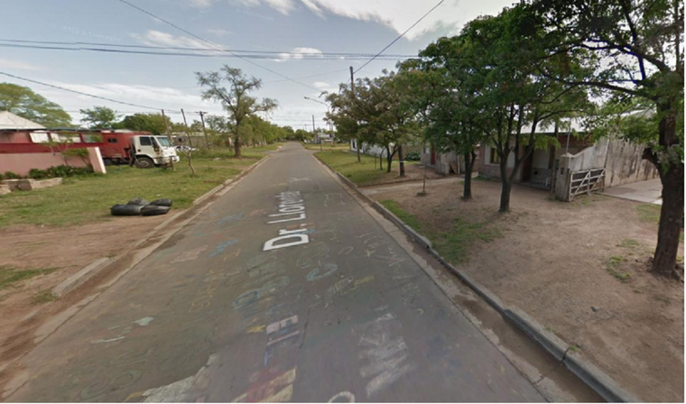 La zona en la que ocurrió el crimen Foto: Google Maps