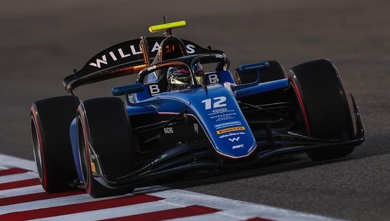 Colapinto pudo revertir un mal inicio en el Sprint de la F2 Foto: @FranColapinto