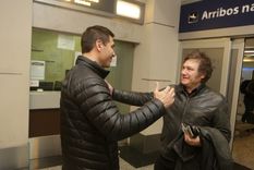Correa Llano junto a Javier Milei. Foto: Partido Demócrata.