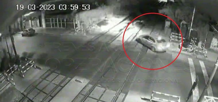 Las imágenes captadas por las cámaras de seguridad Foto: Captura de video