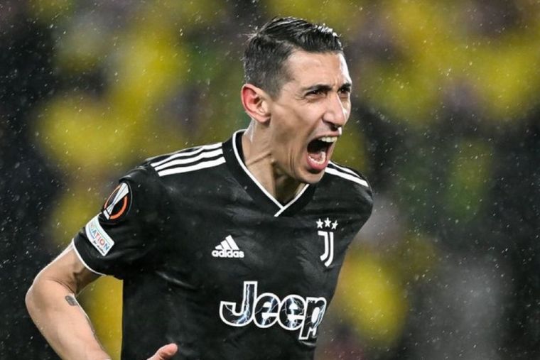 Di María la rompió y marcó un hat-trick en la victoria de la Juventus por Europa League.