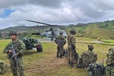 Días atrás se había realizado un despliegue del ejército de Colombia en la región Foto: Ejército Nacional de Colombia