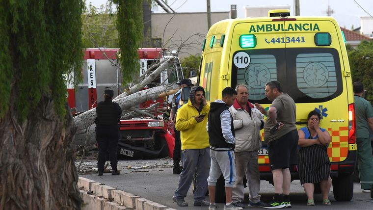 Una mujer murió aplastada por un árbol que cayó sobre su auto en Maipú. Una mujer murió aplastada por un árbol que cayó sobre su auto en Maipú.