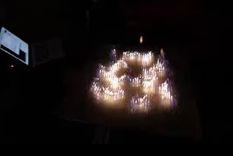 mira que pasa cuando se combina el sonido con el fuego