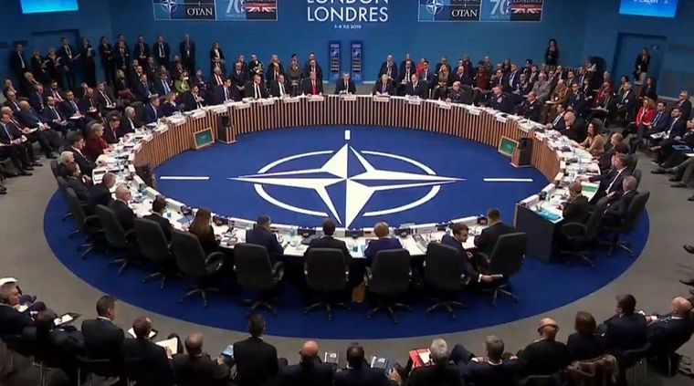 La Otan, en una de sus citas, en Londres. Foto: Nato.