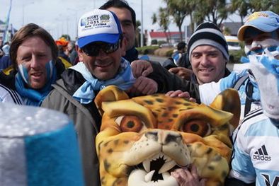 MDZol | La hinchada de Los Pumas en Nueva Zelanda.