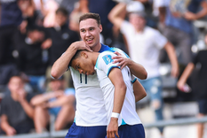 Scarlett, del Bournemouth, puso el 1-0 para Inglaterra ante Túnez Foto: @England Scarlett, del Bournemouth, puso el 1-0 para Inglaterra ante Túnez Foto: @England