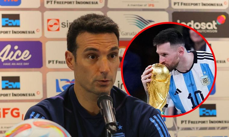 Scaloni habló sobre el futuro de Lionel Messi.