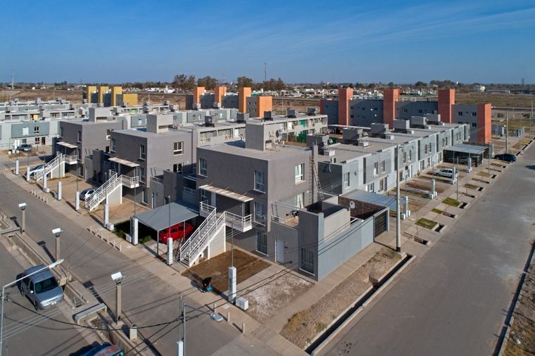 Casas realizadas con otros planes de Procrear. Imagen ilustrativa.