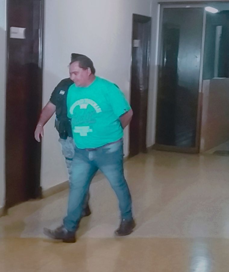 Murialdo Cerca de las 15, el acusado ingresó a la sala 4 de Tribunales.