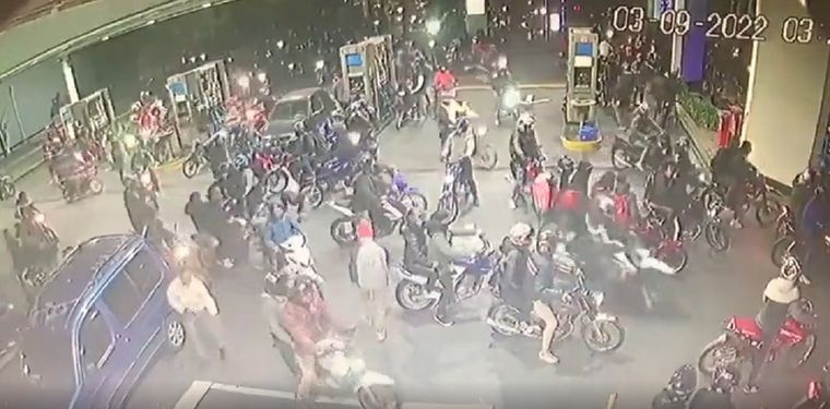 Las imágenes del episodio