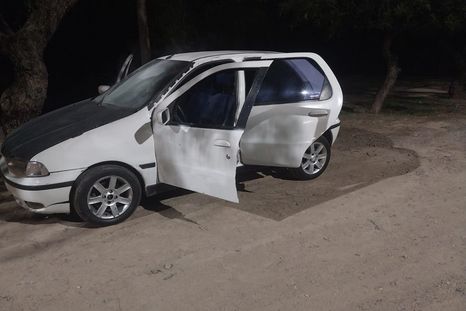 El auto robado Foto: Ministerio de Seguridad
