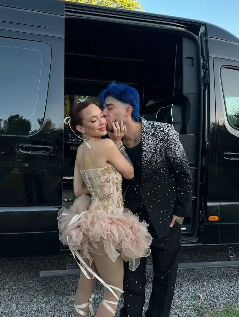 La Joaqui junto a Luck Ra. La Joaqui junto a Luck Ra.