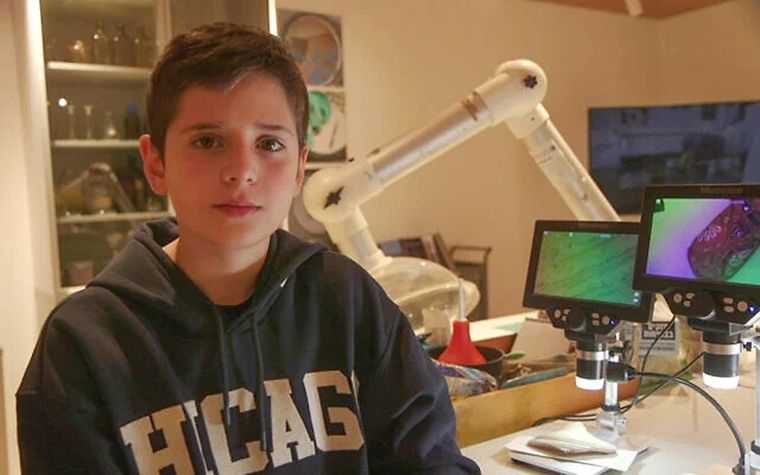 El joven tiene 10 años. Foto: Emil Aladjem/ Autoridad de Antigüedades de Israel