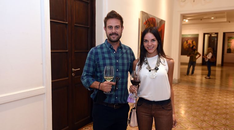 Federico Azpilcueta y Giuliana Lucoski. Foto: ALF PONCE MERCADO / MDZ