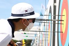 San An estableció el primer récord de Tokio 2020. Foto: EFE