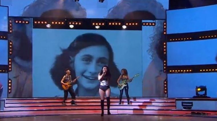 Polémica por la imagen de Ana Frank que apareció en ShowMatch