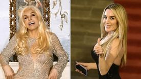 La mítica conductora y la humorista, enfrentadas. La mítica conductora y la humorista, enfrentadas.