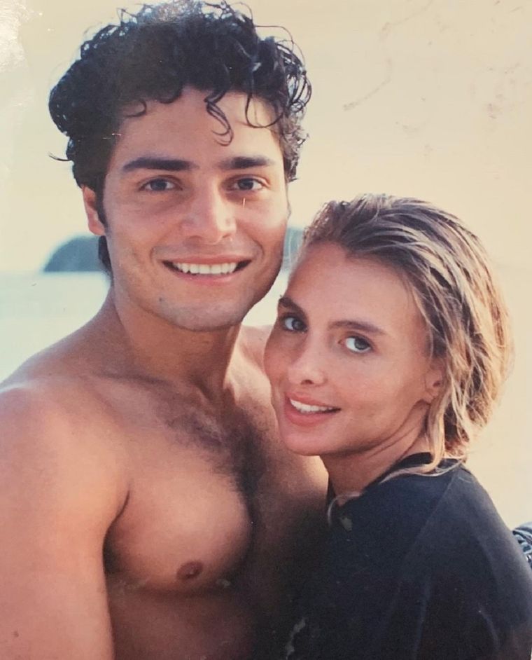 Chayanne y Marilisa Maronesse Los tórtolos se casaron en 1992 Foto: Instagram/Chayanne