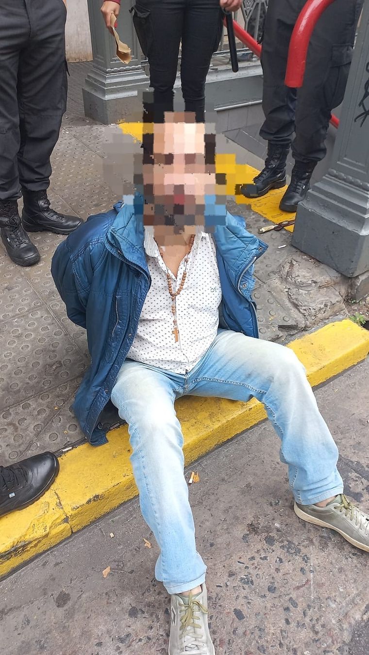 El agresor fue aprehendido
