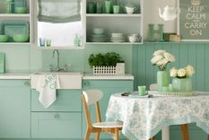 El verde menta, uno de los colores de moda. Foto: Pinterest