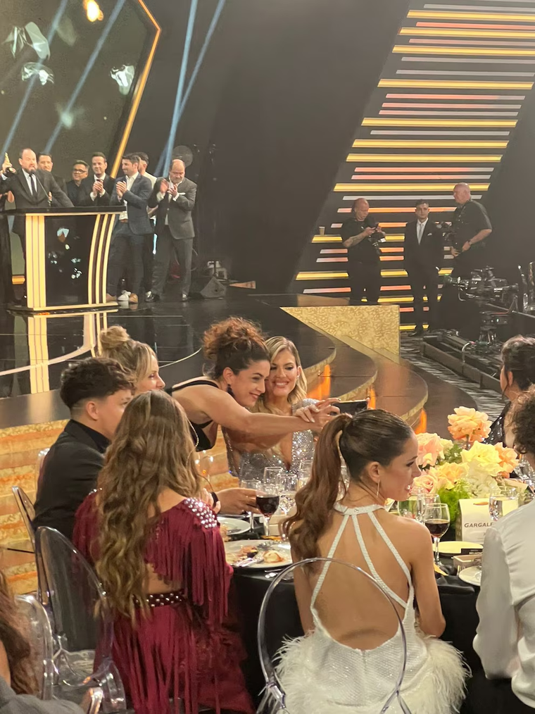 Erica Rivas en los Martín Fierro. Créditos: X Erica Rivas en los Martín Fierro. Créditos: X