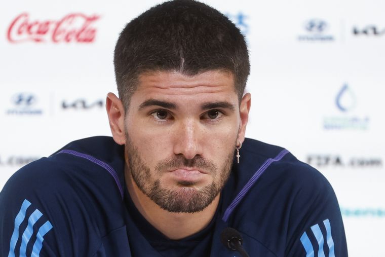 De Paul se quejó otra vez por el poco tiempo de descanso. Foto: EFE