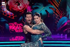 Wanda Nara y Pasquale La Rocca bailaron la canción Magalenha. Foto: X @Ballando_Rai.