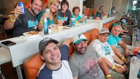 Mundial de Clubes: uno de los lujosos palcos del Hard Rock Stadium. Mundial de Clubes: uno de los lujosos palcos del Hard Rock Stadium.