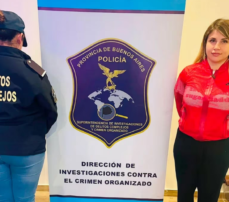 Exfuncionaria de La Plata detenida Foto: NA