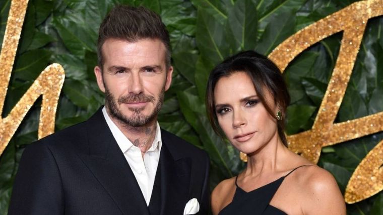 David y Victoria Beckham Foto: Archivo