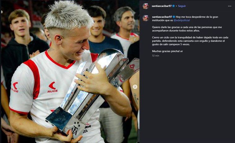 La fría despedida de Santiago Ascacibar de Estudiantes tras ser presentado en Boca. La fría despedida de Santiago Ascacibar de Estudiantes tras ser presentado en Boca.