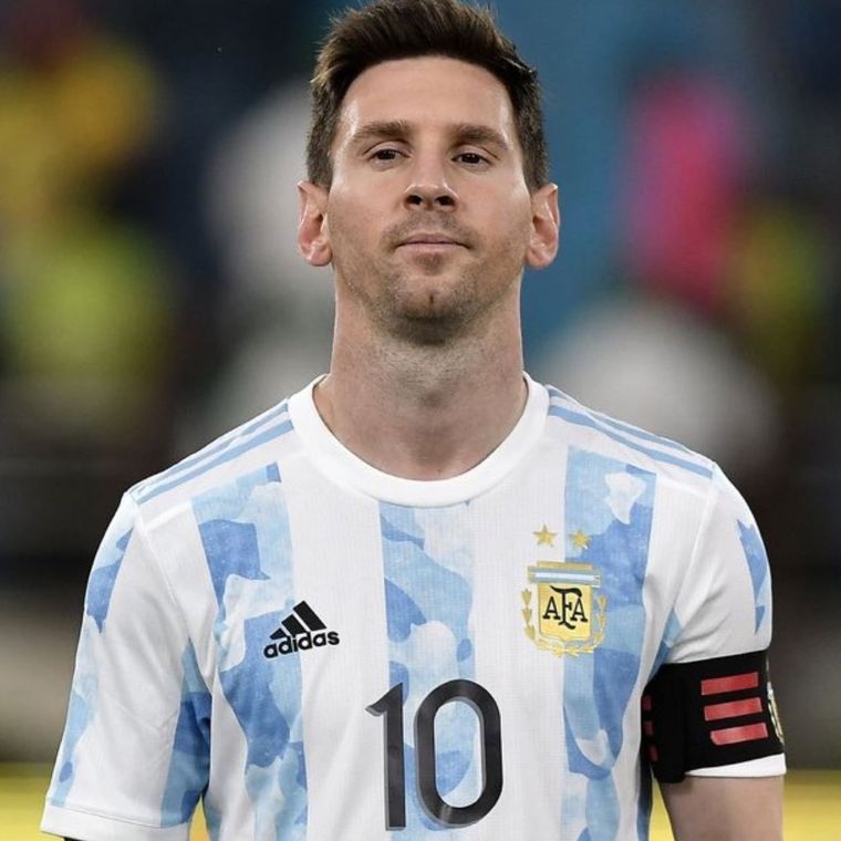 Lionel Messi, capitán del seleccionado argentino. Foto: @Argentina