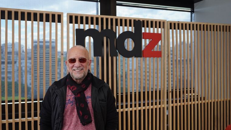 Mariano Argento pasó por el estudio de MDZ.
