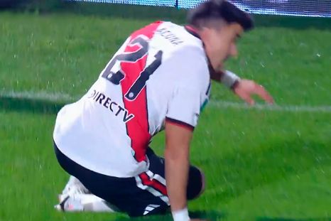 Marcos Acuña encendió las alarmas en River. Marcos Acuña encendió las alarmas en River.