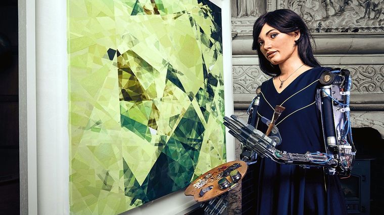 Ai-Da, robot pintora. Foto: XlSemanal