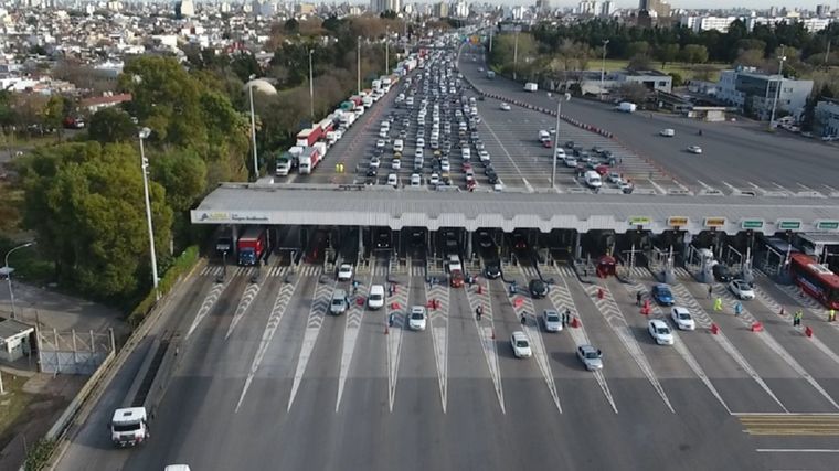 La autopista donde ocurrió el hecho. Foto: TELAM