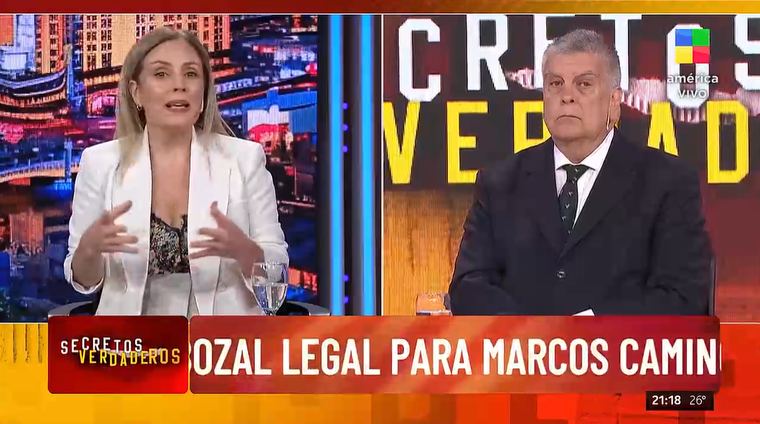 Sigue la polémica entre Rubén Deicas y Marcos Camino. Foto: captura de video/ América TV. Sigue la polémica entre Rubén Deicas y Marcos Camino. Foto: captura de video/ América TV.
