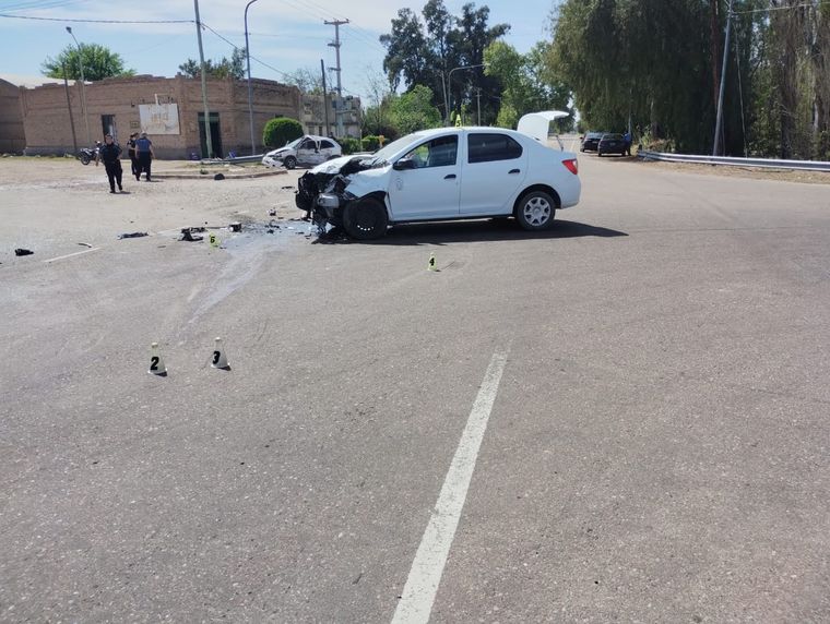 Los rodados involucrados Foto: Ministerio de Seguridad