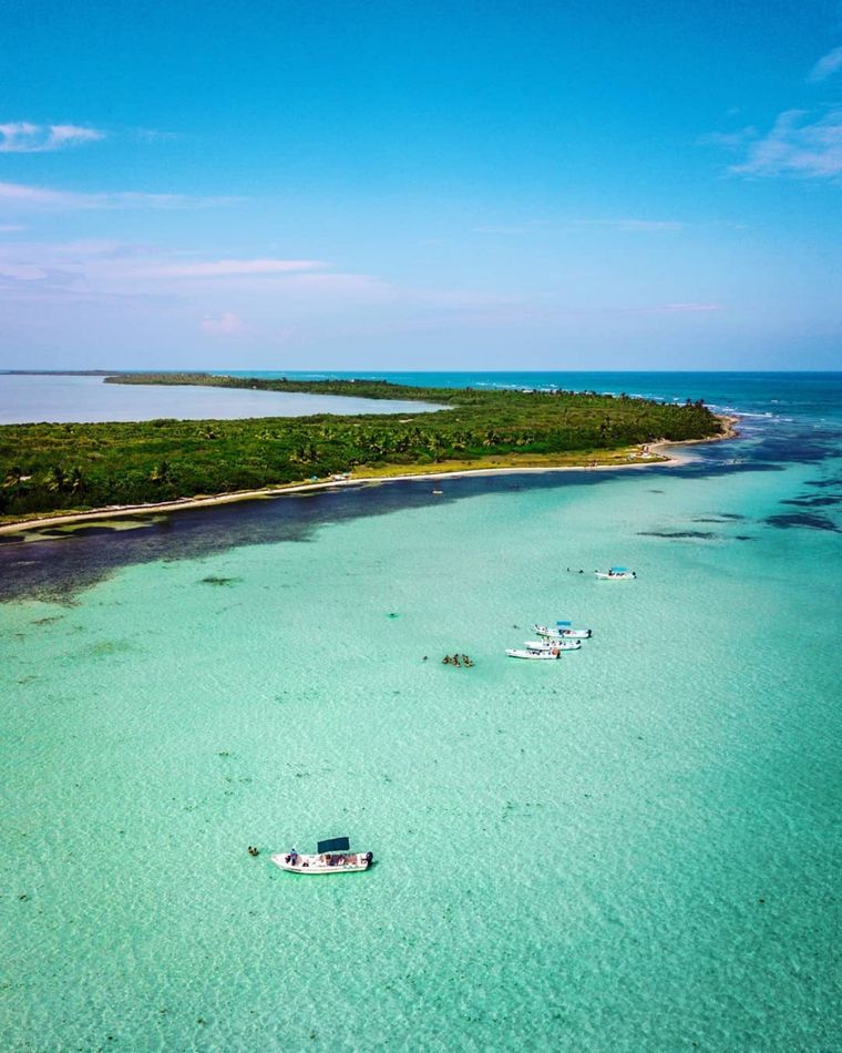 Verdaderos paraísos en la tierra: en la foto, la Reserva Natural de Sian Ka´han, Tulum.