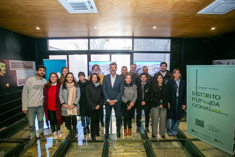 Ulpiano Suárez, durante el lanzamiento del Concurso. Foto: Prensa Ciudad de Mendoza