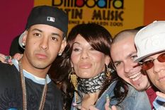 Daddy Yankee, Ivy Queen, Pitbull y Héctor El Father en 2005, cuando el reguetón comenzaba a ser un género internacional. Foto: GETTY IMAGES