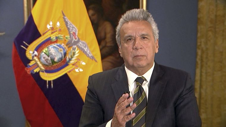 Lenín Moreno fue presidente de Ecuador hasta el 2021 Foto: Noticias Argentinas