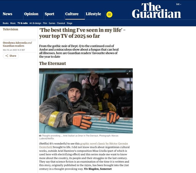 El medio británico sumó a El medio británico sumó a