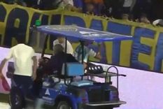 El gesto de Piovi contra la hinchada de Boca. Foto: Captura El gesto de Piovi contra la hinchada de Boca. Foto: Captura