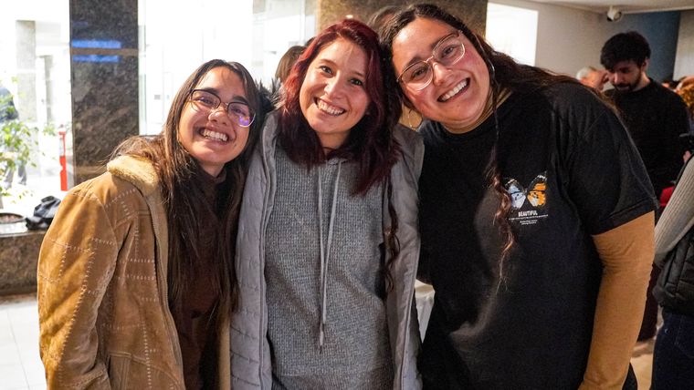 Milagros Lostes, Marianela Mena y Julieta Caballero. Milagros Lostes, Marianela Mena y Julieta Caballero.