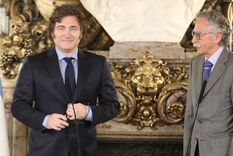 Presidente Javier Milei y el ministro Mario Lugones. Foto: Presidencia de la Nación