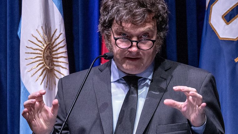 Javier Milei tiene confianza plena que ante una posibilidad de reelección ganaría en primera vuelta Foto: EFE