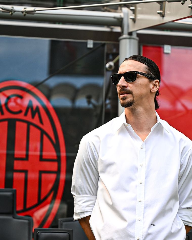 Ibrahimovic es el director deportivo de Milan. Foto: Instagram: @acmilan